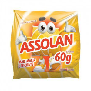 Esponja de Lã de Aço Assolan 60g