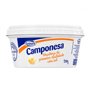 Manteiga com sal Camponesa 200g