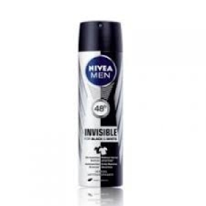 DESODORANTE AERO INVISIBLE BLC&WHT MEN 150ML NIVEA