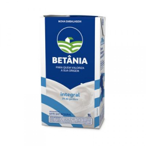 Leite UHT integral Betânia 1l