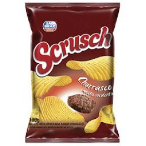 BATATA CHIPS CHURRASCO 50G SCRUSH