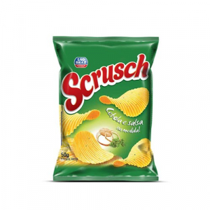 BATATA CHIPS CEBOLA E SALSA 50G SCRUSCH