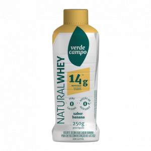 IOGURTE NATURAL WHEY BANANA VERDE CAMPO 250G