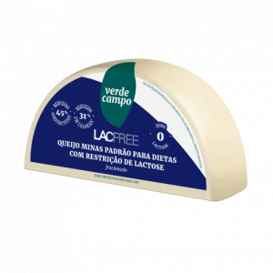 Queijo Minas padrão Zero Lactose Lacfree Verde Campo 500g