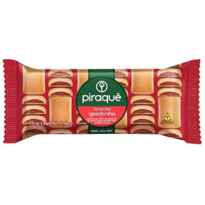 BISCOITO ROLADINHO GOIABINHA 75G PIRAQUE