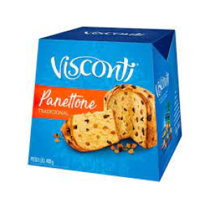 PANETTONNE TRADICIONAL FRUTAS 400G VISCONTI