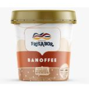 SORVETE BANOFFE 500ML FRISABOR