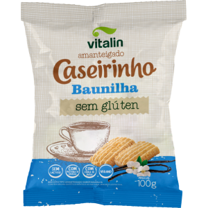 BISC CASEIRINHO BAUNILHA S/ GLUTEN 100G VITALIN