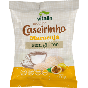 BISC CASEIRINHO MARACUJA S/ GLUTEN 100G VITALIN